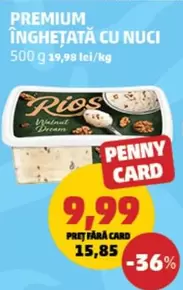 ÎNGHEȚATĂ CU NUCI