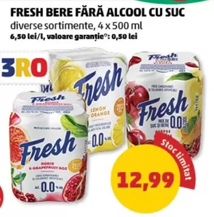 BERE FĂRĂ ALCOOL CU SUC