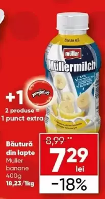 Băutură din lapte banane