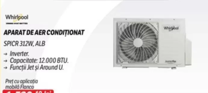 Alb - APARAT DE AER CONDIŢIONAT SPICR 312W, ALB