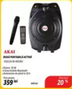 BOXĂ PORTABILĂ ACTIVĂ SS0219-49 NEGRU