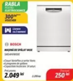 Bosch - MAȘINĂ DE SPĂLAT VASE SMS-ENV68T
