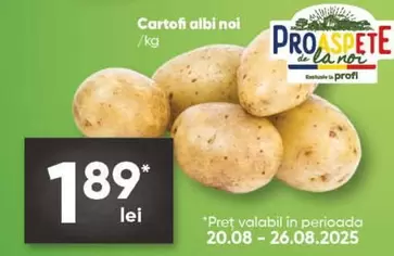Cartofi albi noi