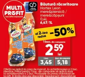 Leon mere&piersică/ mere&căpşuni
