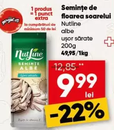 Nutline - Seminţe de floarea soarelui albe