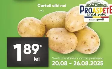 Cartofi albi noi