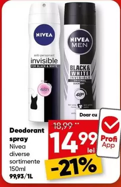 Deodorant spray