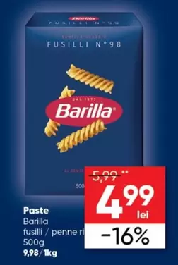 fusilli / penne ri