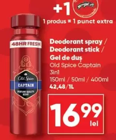 Deodorant spray / Deodorant stick / Gel de dus