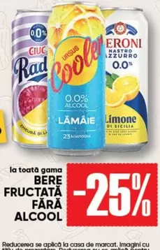 BERE FRUCTATĂ FĂRĂ ALCOOL