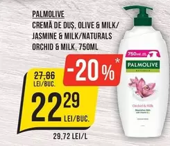 CREMĂ DE DUŞ, OLIVE & MILK/ JASMINE & MILK/NATURALS ORCHID & MILK