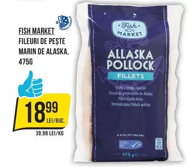 FILEURI DE PEȘTE MARIN DE ALASKA, 475G
