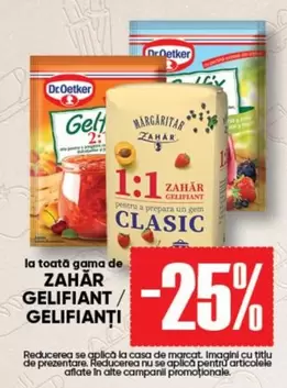 Dr.Oetker - ZAHĂR GELIFIANT/ GELIFIANŢI
