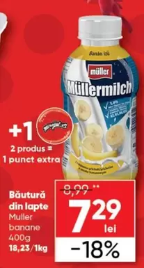 Băutură din lapte banane