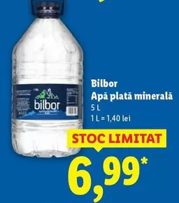 Apă plată minerală