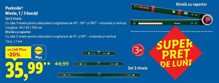 Vertical - Nivele, 1/3 bucăți