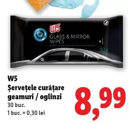 Şervețele curăţare geamuri / oglinzi