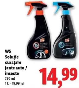 Soluție curăţare jante auto / insecte