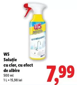 Alb - Soluție cu clor, cu efect de albire