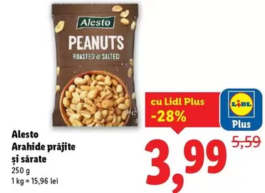 Arahide prăjite și sărate