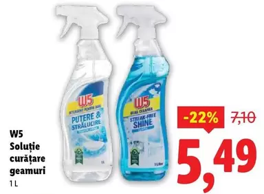 Soluţie curăţare geamuri