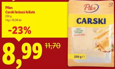 Carski brânză feliată