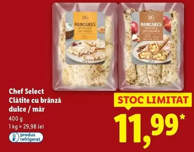 Clătite cu brânză dulce / măr