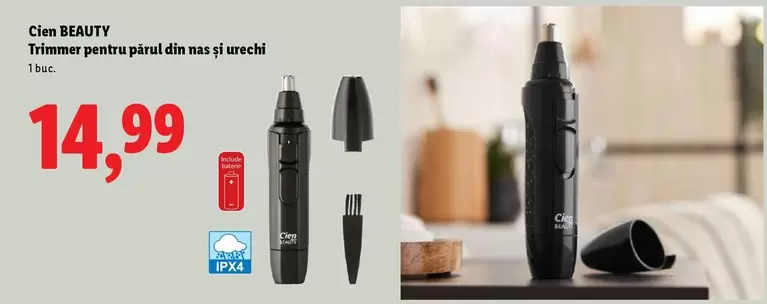 Trimmer pentru părul din nas și urechi
