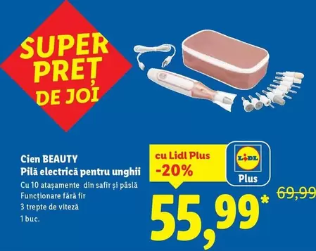 Pilá electrică pentru unghii