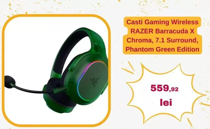 Barracuda X Chroma, 7.1 Surround, Phantom Green Edition