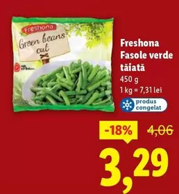 Fasole verde tăiată