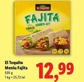 Meniu Fajita