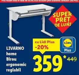 Birou ergonomic reglabil
