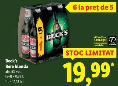 Beck's - Bere blondä