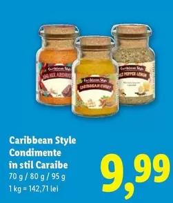 Condimente în stil Caraibe