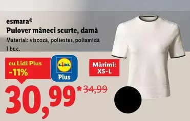 Pulover mâneci scurte, damă