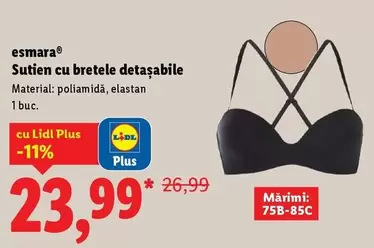 Sutien cu bretele detaşabile