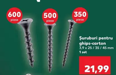 Şuruburi pentru ghips-carton