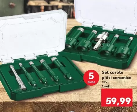 Set carote plăci ceramice