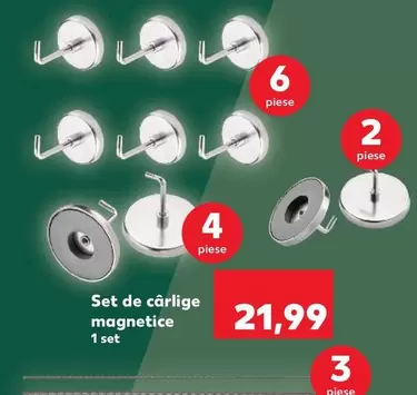 Set de cârlige magnetice