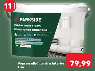 Vopsea albă pentru interior