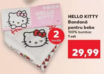 Hello Kitty - Bandană pentru bebe