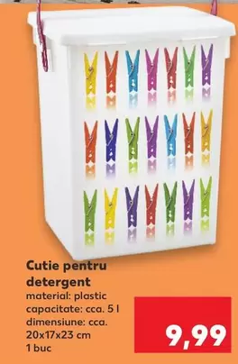 Cutie pentru detergent