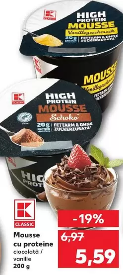 Mousse cu proteine