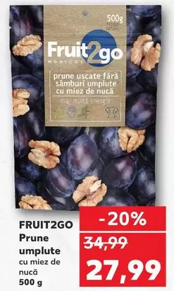 Prune umplute cu miez de nucă