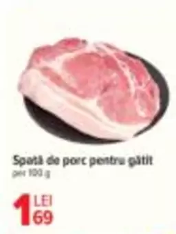 Spată de porc pentru gătit