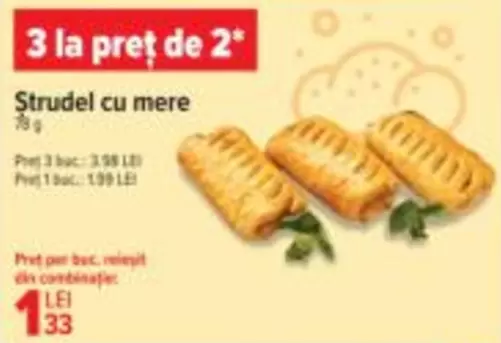 Strudel cu mere