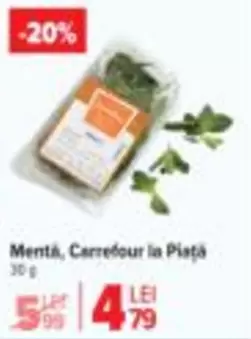 Mentă, Carrefour la Piață