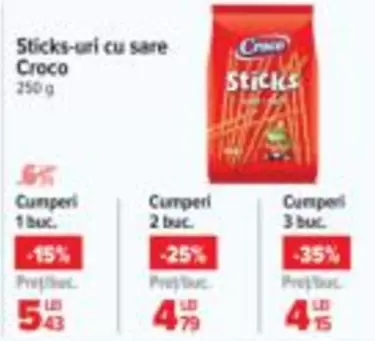 Sticks-uri cu sare
