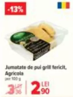 Jumatate de pui grill fericit